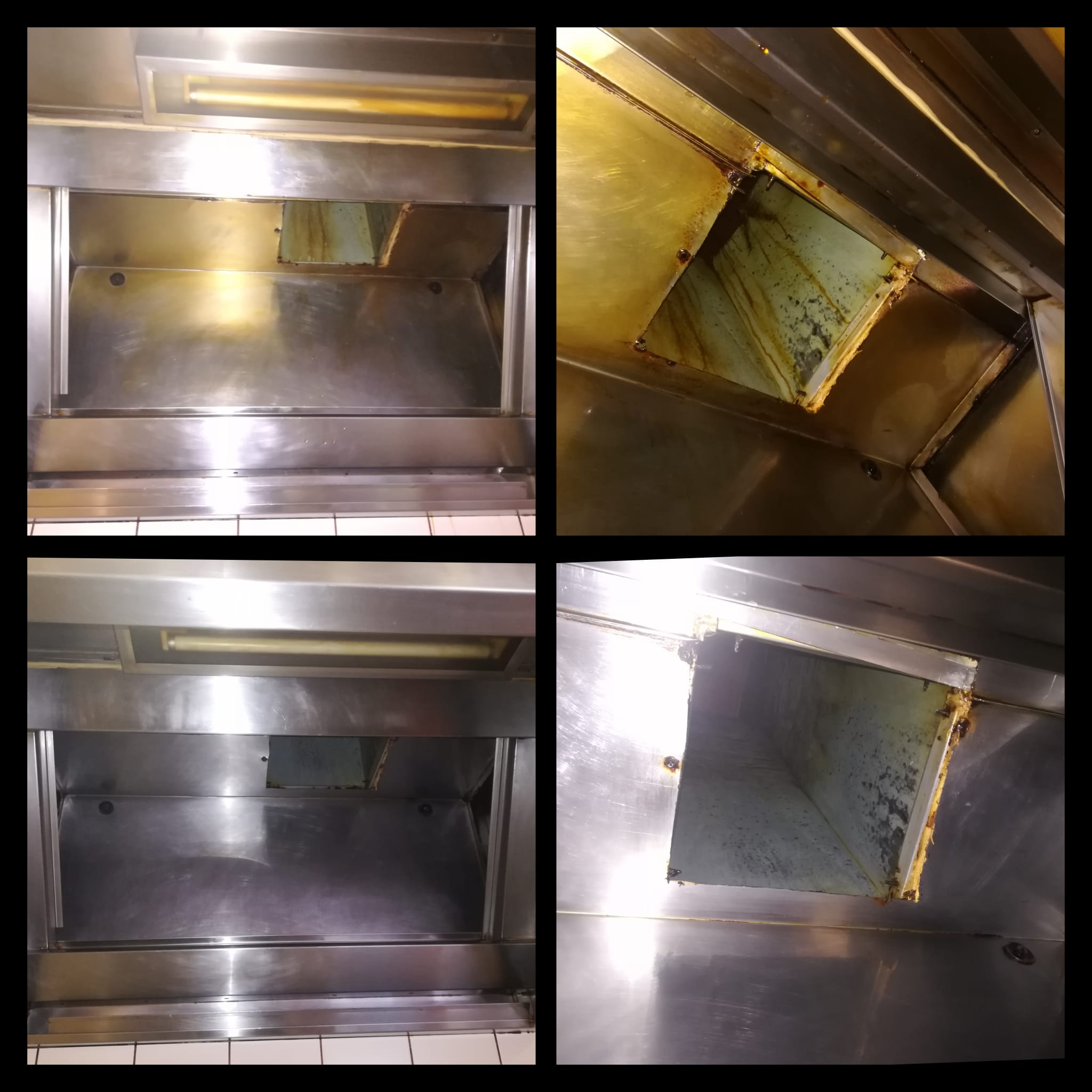 Gallery extraction system cleaning