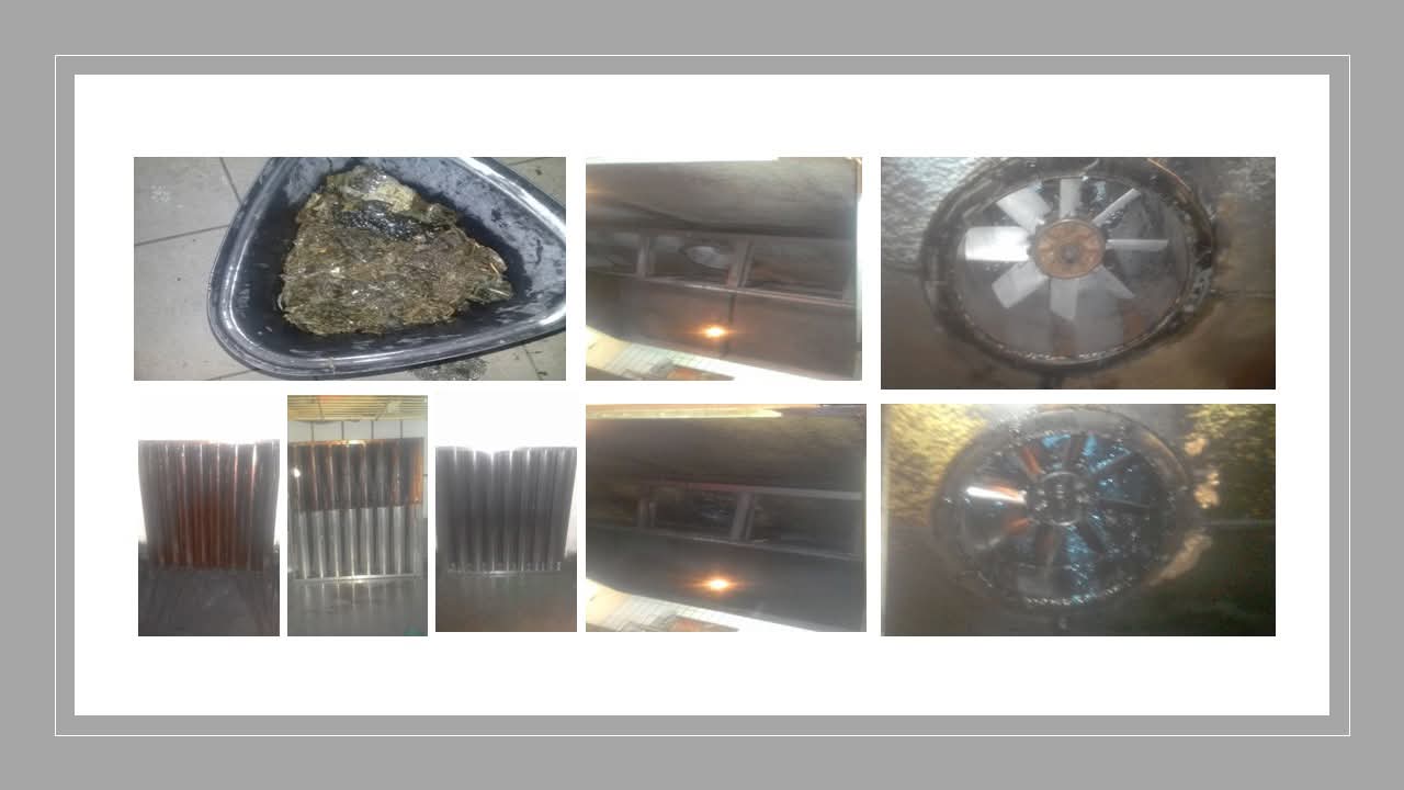 Gallery inlet and outlet pipe clearing